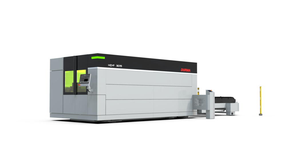 DURMA CNC HD-F Fiber Laser Cutting Machine - Axe and Status
